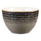 DM433 Studio Prints Homespun Charcoal Black Sugar Bowl 227ml 8oz