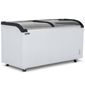 BDF52 520 Ltr White Display Chest Freezer With Curved Glass Lid