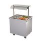 BM20MSG 945mm Wide Mobile Hot Cupboard With Bain Marie Top And Heated Gantry