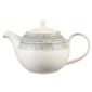 Studio Prints Homespun DM427 Stone Grey Teapot 426ml (Pack of 4)