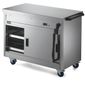 Panther P6P3 1205mm Wide Mobile Hot Cupboard With Plain Top