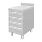DP276 Stainless Steel 4 Drawer Workstation
