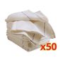 S114 Bulk Buy Cotton Waiting Cloths (Pack of 50)