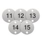 DY772 Table Numbers Silver (11-15) (Pack of 5)