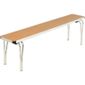 DM693 Contour Stacking Bench Oak Effect 5ft