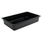 U455 Polycarbonate 1/1 Gastronorm Container 100mm Black