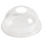 DE134 Flexy-Glass Recyclable Domed Lids For Half Pint and Hi-Ball Glasses With Hole 77mm (Pack of 1000)