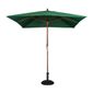 GH989 Square Double Pulley Parasol 2.5m Diameter Green
