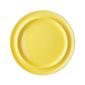 Heritage DW147 Raised Rim Plates Yellow 253mm (Pack of 4)