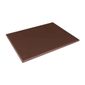 HC874 Low Density Thick Brown Chopping Board Large 600x450x20mm