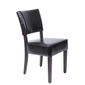 GF957 Chunky Faux Leather Chair Dark Brown (Pack of 2)