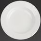 CG006 Classic White Wide Rim Plate