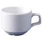 BH562 Porcelain Stacking Teacups White 200ml (Pack of 12)