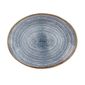 Studio Prints Homespun DS527 Oval Coupe Plates Slate Blue 317mm (Pack of 12)