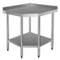 CB907 800w x 600d Stainless Steel Corner Unit