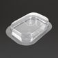 F762 Stainless Steel Rectangular Tray with Cover
