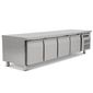 SNC4 420 Ltr 4 Door Stainless Steel Refrigerated Chef Base