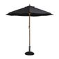 CB517 Round Parasol 3m Diameter Black