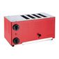 Regent CH175 4 Slice Traffic Red Toaster With 2 x Additional Elements
