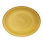 CN314 Oval Coupe Plates Mustard Seed Yellow