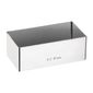 E062 Stainless Steel Rectangular Mini Gateaux Mould 80 x 40mm