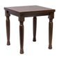 FT491 Cotswold Dark Wood Square Dining Table 700x700mm
