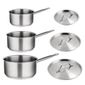 S128 Stainless Steel Saucepan Set (Pack of 3)