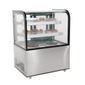 G-Series GP294 915mm Wide Curved Glass Patisserie Serve Over Counter Display Fridge