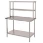 FC452 900mm Stainless Steel Wall Table Welded with Double Gantry
