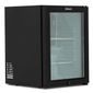 BMB40G 40 Ltr Black Silent Glass Door Hotel Minibar Fridge