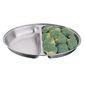 P185 Oval Vegetable Dish Two Compartments 252mm