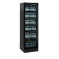 SCU1425 Frameless 387 Ltr Upright Single Glass Door Black Back Bar Bottle Cooler