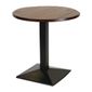 FT511 Turin Metal Base Pedestal Round Table with Vintage Top 760mm