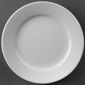 Athena CC207 Wide Rimmed Plates 202mm White (Pack of 12)