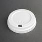 CE264 Coffee Cup Lids White 340ml / 12oz and 455ml / 16oz (Pack of 50)
