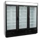 NF7500G 1784 Ltr Upright Triple Hinged Glass Door White Display Freezer
