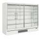 GALAXY+ GP26FGD 2580mm Wide White Multideck Display Fridge With Double Glazed Hinged Glass Doors