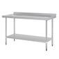 GJ508 1500w x 700d mm Stainless Steel Wall Table with One Undershelf
