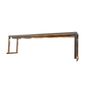SHELFST12350-HEATED 1200mm Heated Single Tier Stainless Steel Chefs Rack