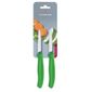 CU551 Pointed Tip Paring Knife 8cm Green (Pack of 2)