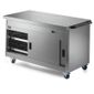 Panther P8P4PT 1530mm Wide Passthrough Mobile Hot Cupboard With Plain Top