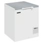 ECO DESIGN EL22SS 200 Ltr White Chest Freezer With Stainless Steel Lid