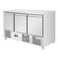 U-Series UA090 400 Ltr 3 Door Stainless Steel Refrigerated Prep Counter