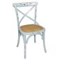 GG655 Blue Bentwood Chairs with Metal Cross Backrest (Pack of 2)