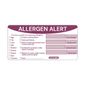 FC217 Removable Allergen Alert Food Labels (Pack of 250)