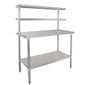 CC360 1800w x 600d mm Stainless Steel Prep Station with Gantry
