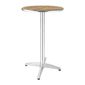 GR332 Ash Round Poseur Height Table 600mm