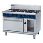 Evolution GE58D-P 1200mm 8 Burner Propane Gas Electric Convection Oven - Single Phase