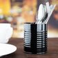 CP498 Galvanised Steel Table Tidy Black