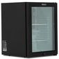 BMB30G 30 Ltr Black Silent Glass Door Hotel Minibar Fridge